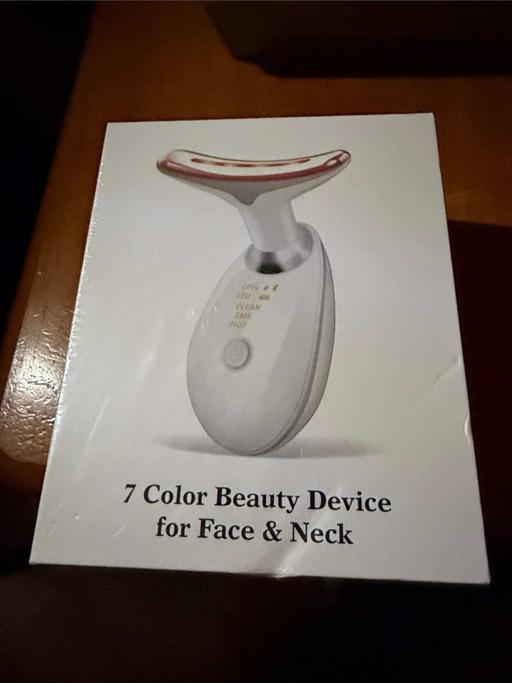 7 Color Beauty Device for Face & Neck - White